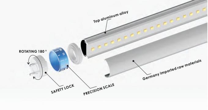 Tubes compatibles du ballast léger LED T8 2700-6500K le TDC avec la longue durée de vie